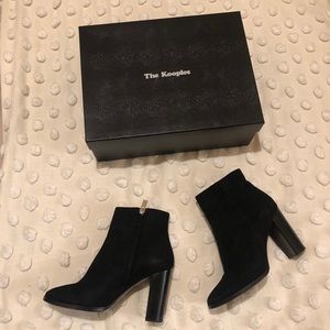 The Kooples Black suede booties
